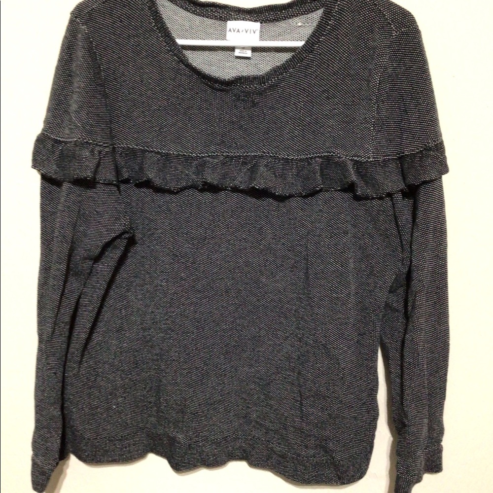 Ava & Vic Ruffled sweater